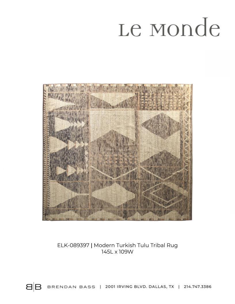 Modern Turkish Tulu Tribal Rug For Sale 6