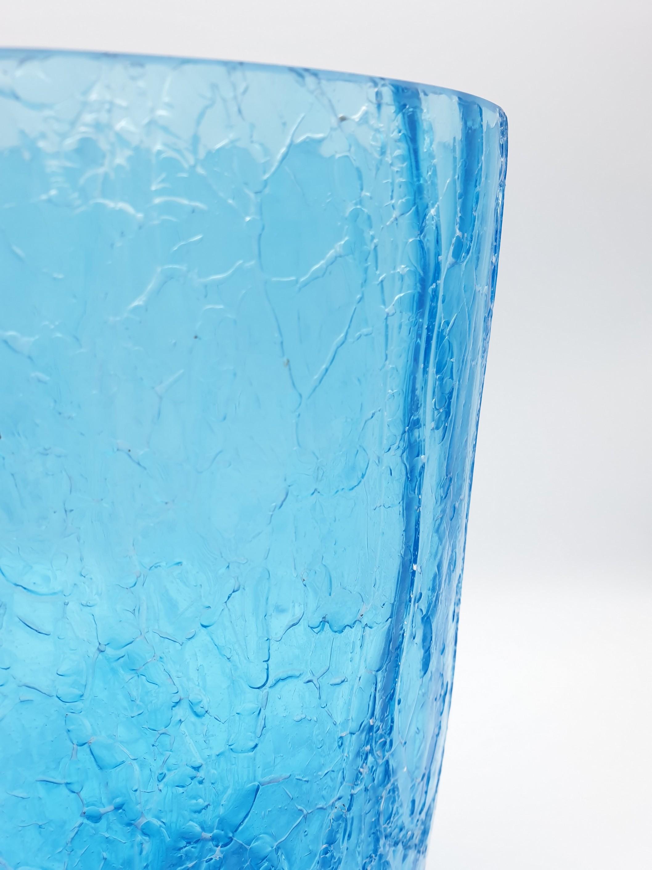 Murano Glass Modern Turquoise Blue Murano 
