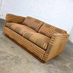 Modern Tuxedo Love Seat Sofa by Milo Baughman for Thayer Coggin Designer's Group