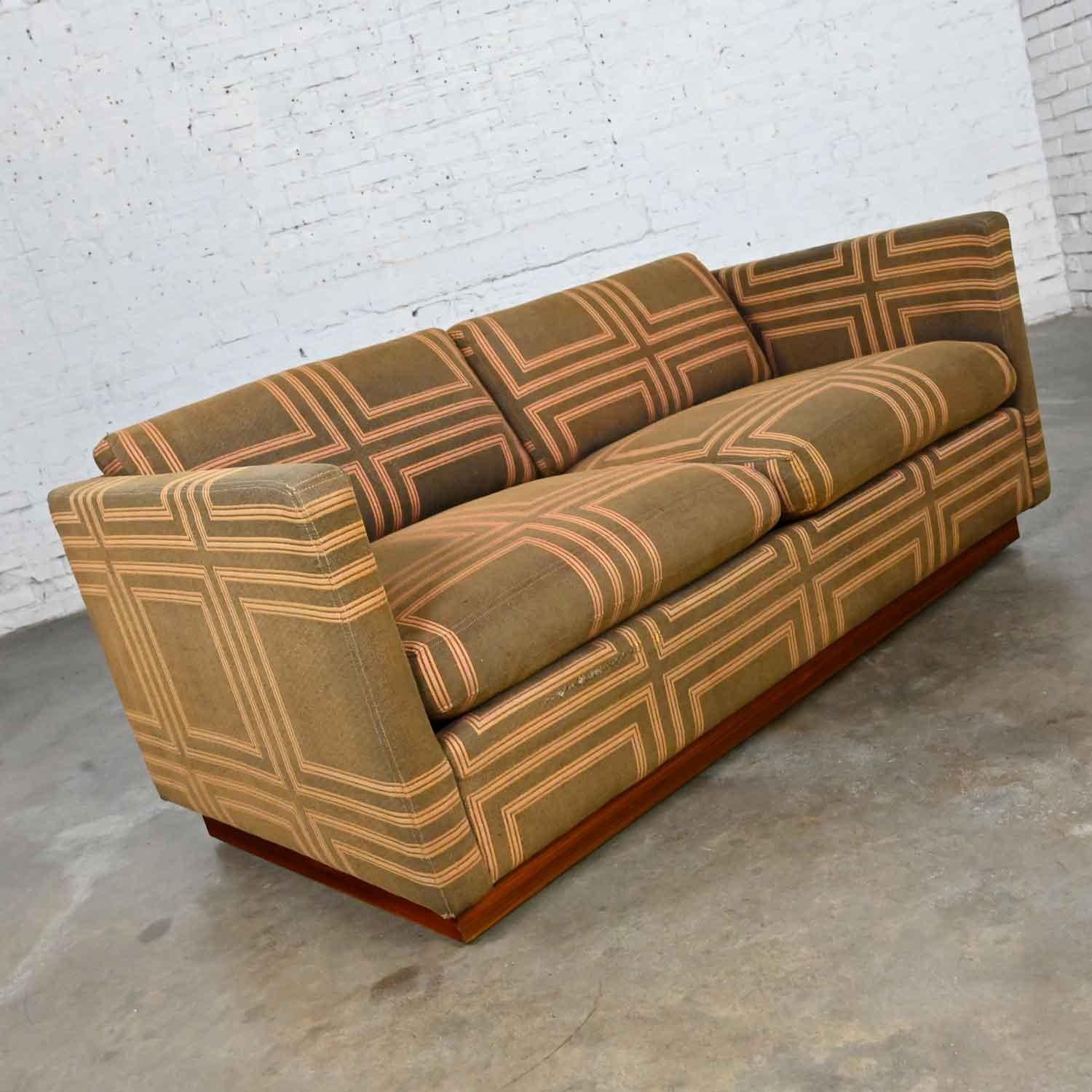 20th Century Modern Tuxedo Love Seat Sofa by Milo Baughman for Thayer Coggin Designer's Group