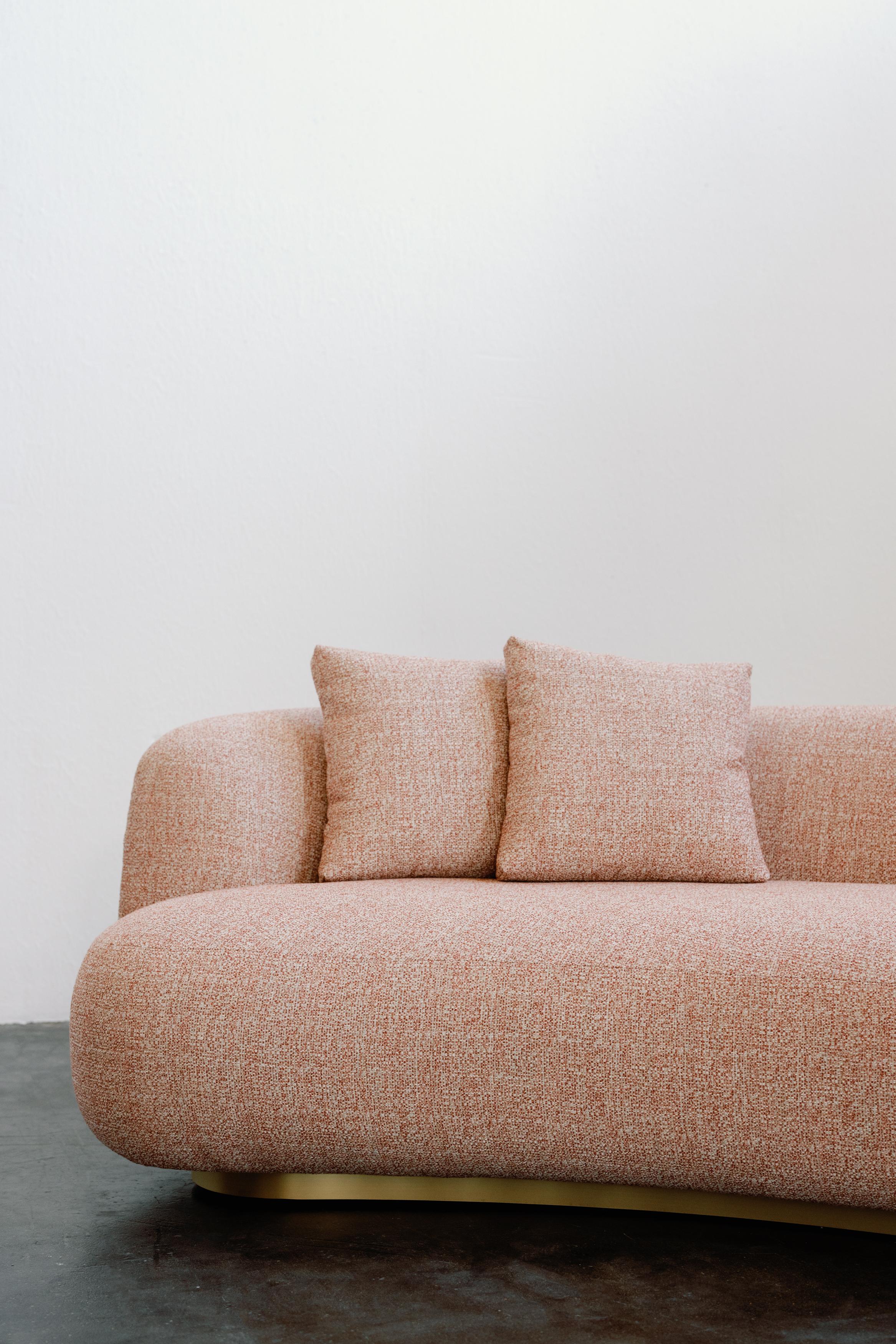 The Moderns Twins Curved Couch, Beige Bouclé, Handmade in Portugal by Greenapple en vente 7