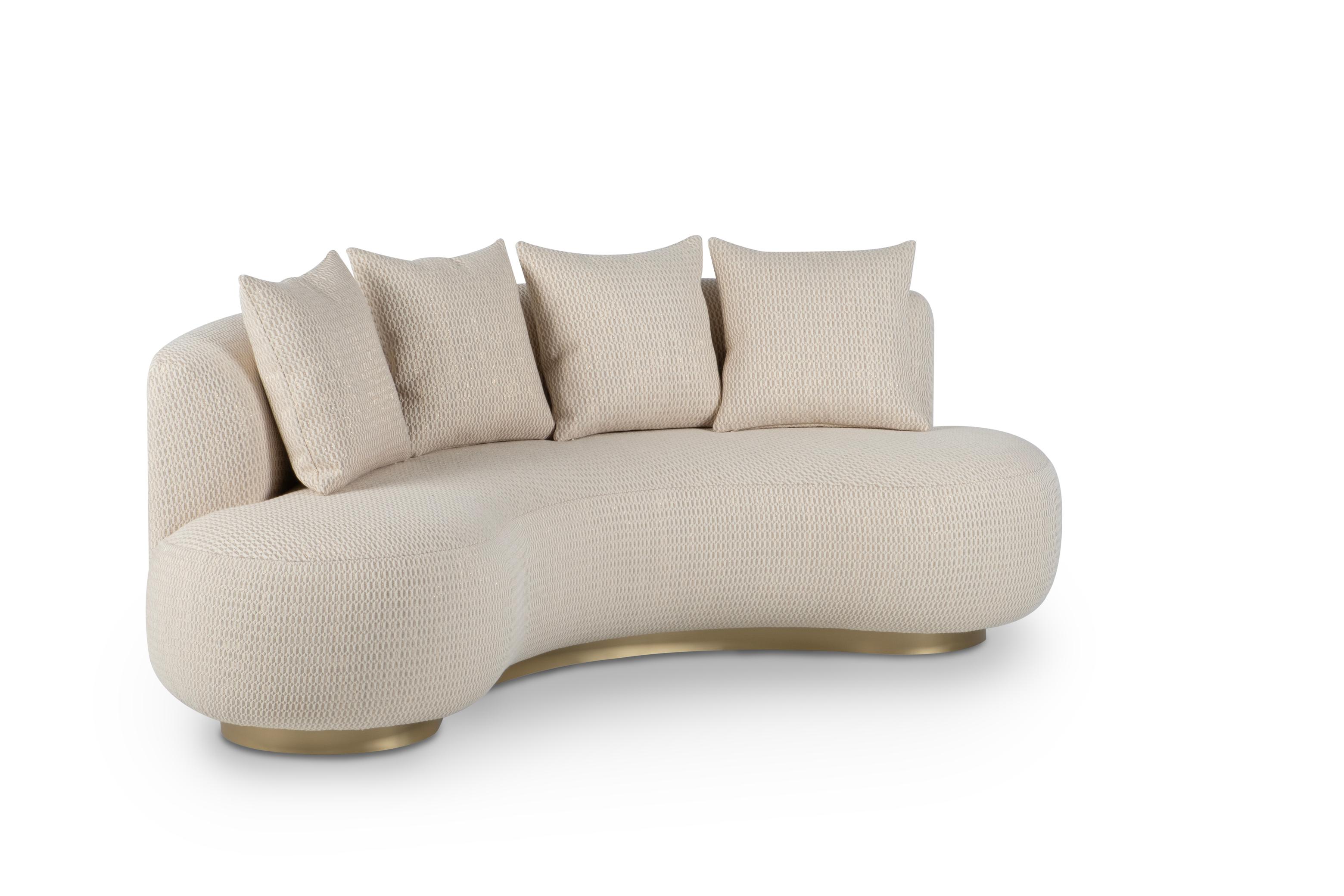 Canapé Twins, Collection Contemporary, fabriqué à la main au Portugal - Europe par Greenapple.

Conçus par Rute Martins pour la Collection Contemporary, le canapé et le lit de jour incurvés Twins partagent les mêmes gènes, mais possèdent chacun un