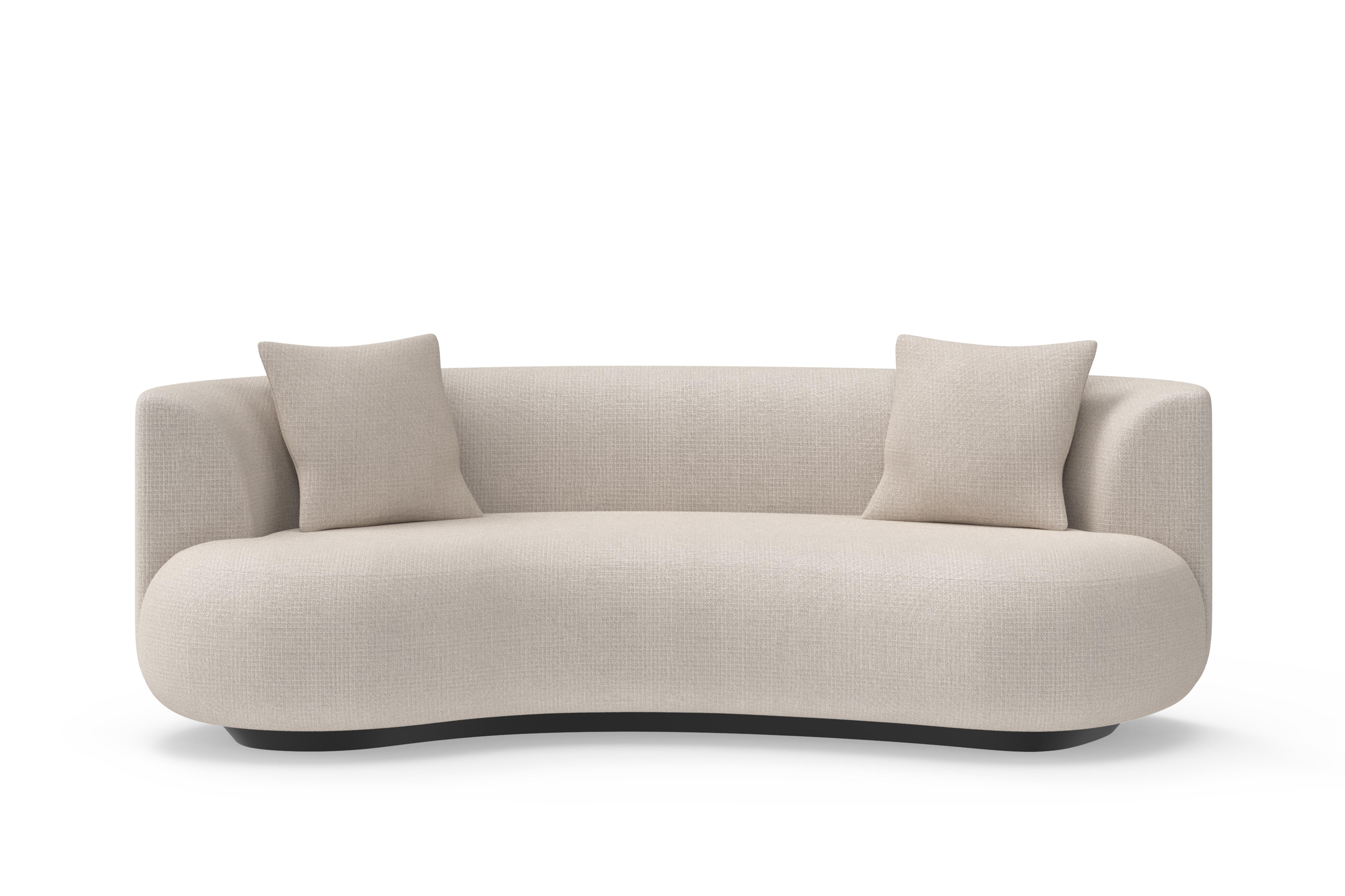 Modernes Zwillingssofa im Freien, DEDAR Beige Canvas, handgefertigt von Greenapple (Portugiesisch) im Angebot
