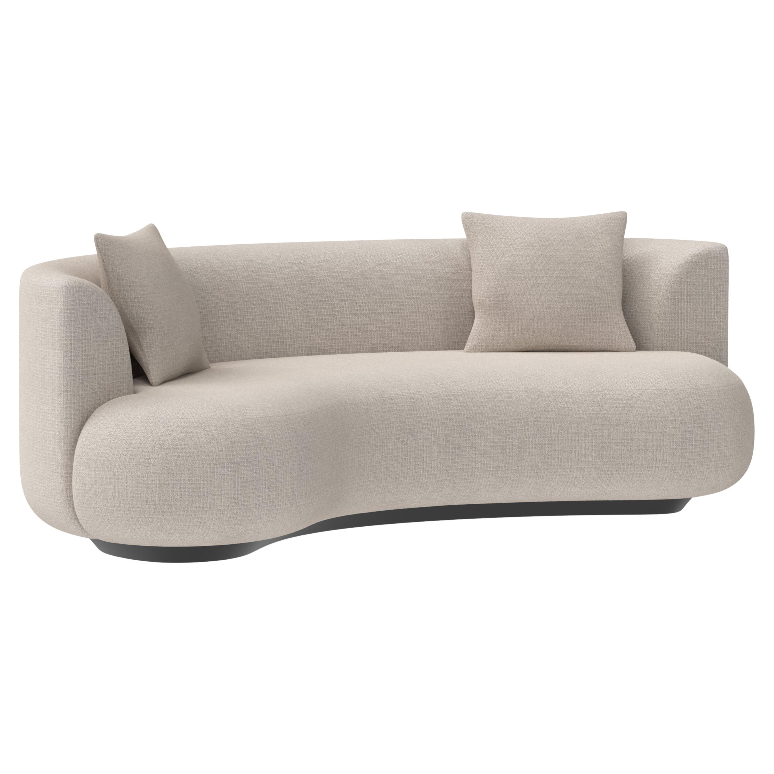 Modernes Zwillingssofa im Freien, DEDAR Beige Canvas, handgefertigt von Greenapple