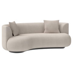 Modernes Zwillingssofa im Freien, DEDAR Beige Canvas, handgefertigt von Greenapple