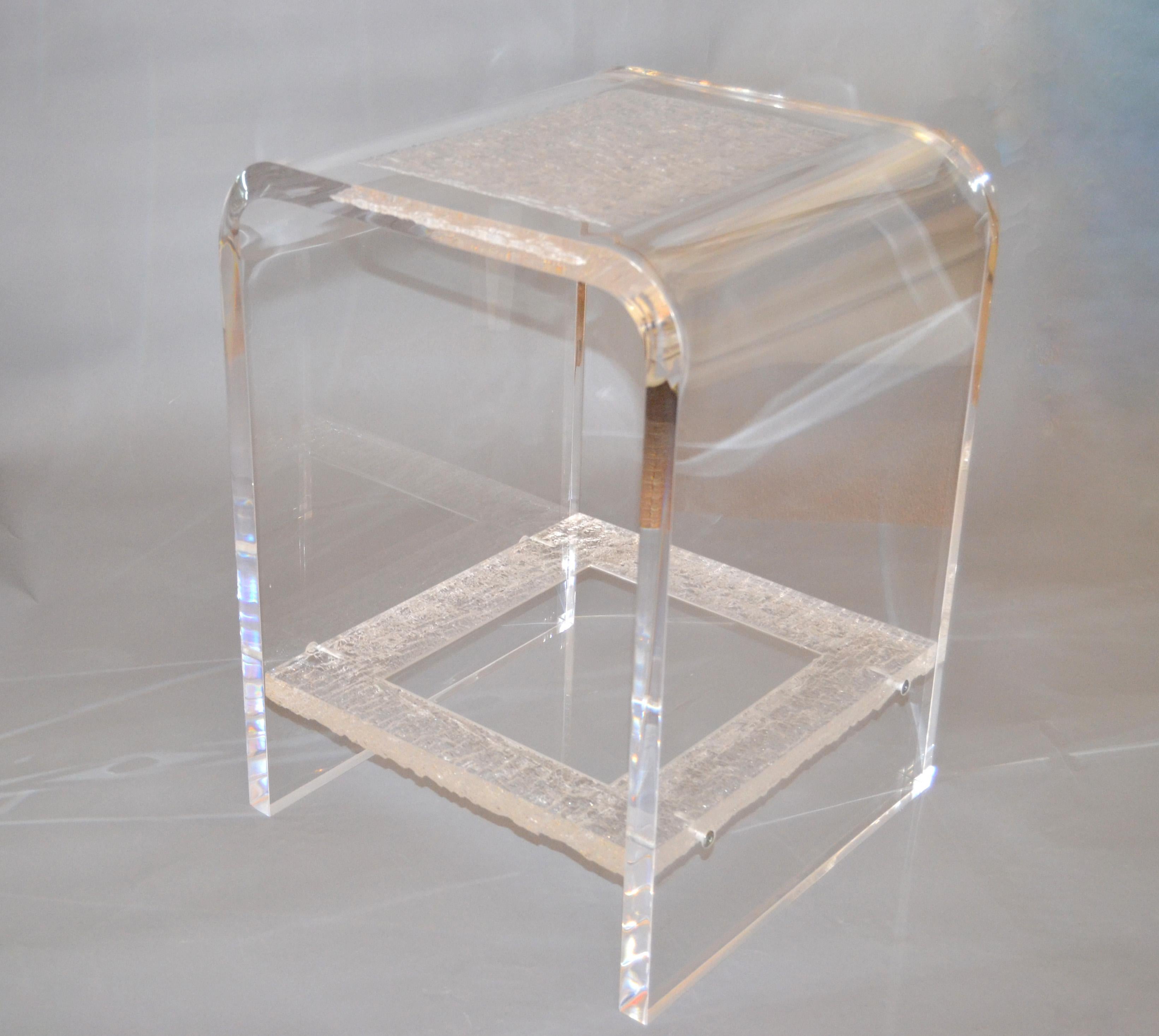 acrylic clear table