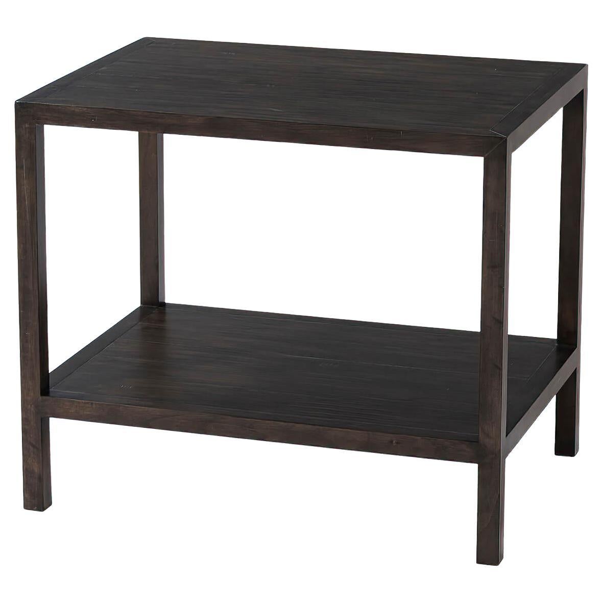 Modern Two-Tier End Table