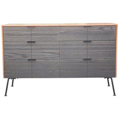Modern Two-Tone Raymond Loewy for Mengel Furniture Company Six-Drawer Dresser