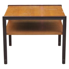 Modern Two-Tone & Two-Tiered Side Table by Edward Wormley for Dunbar