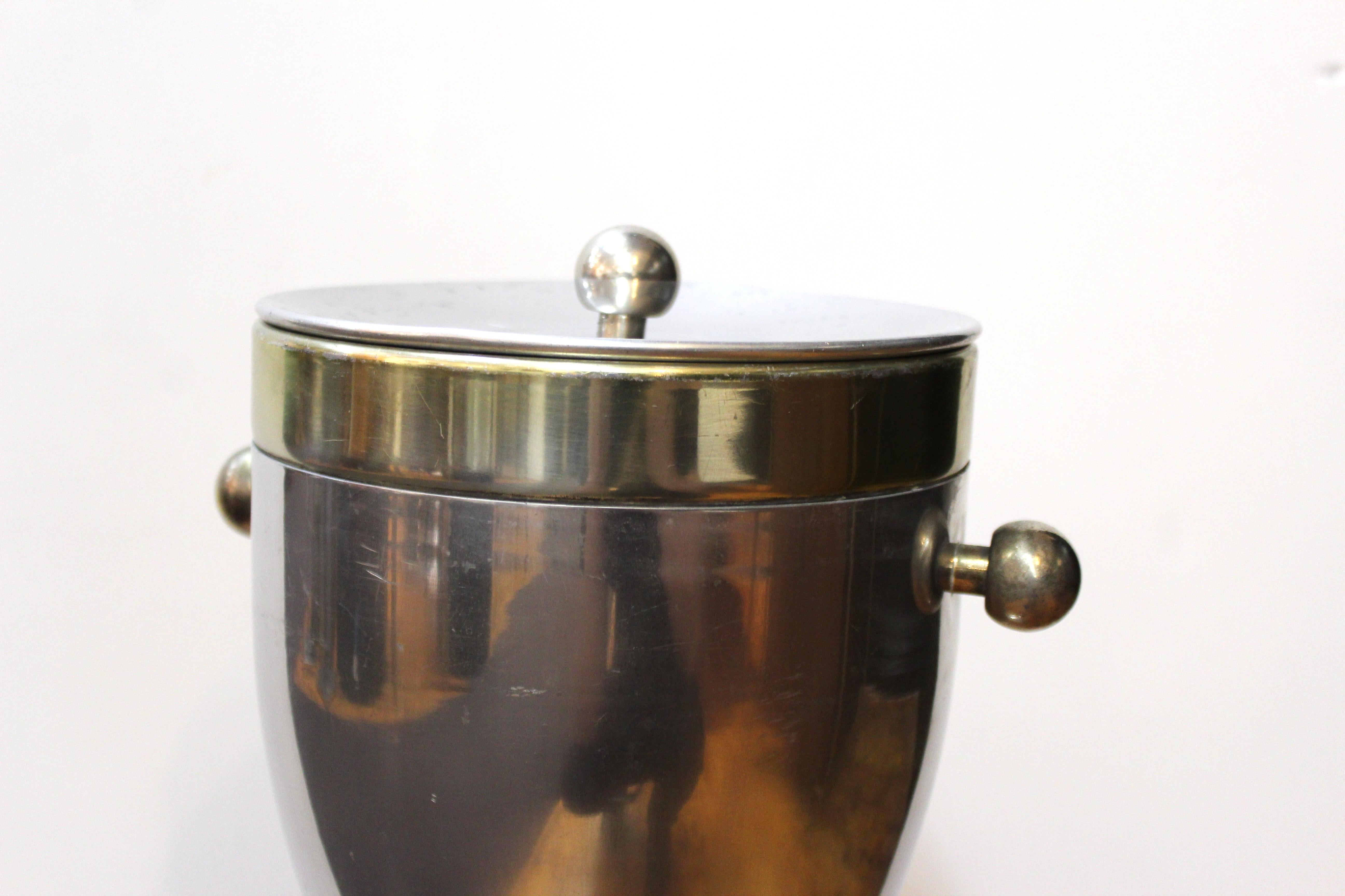 Modern Two-Toned Metal Champagne Stand 1