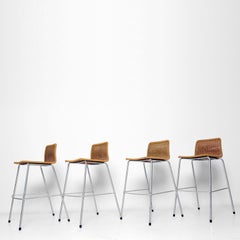 Modern Umanoff Style Set of 4 Tall Vintage Bar Stools, Australia
