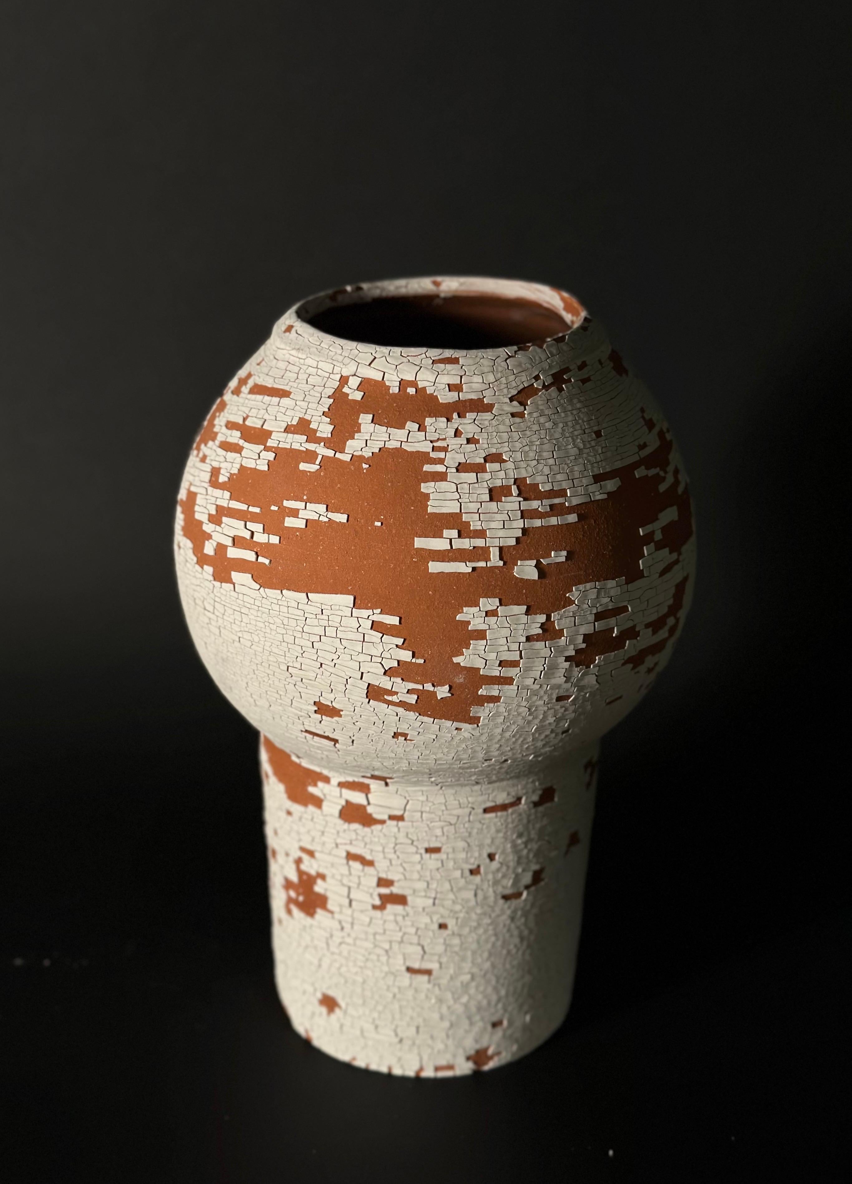 Vaso moderno a imitazione di mattone con texture unica in vendita 3