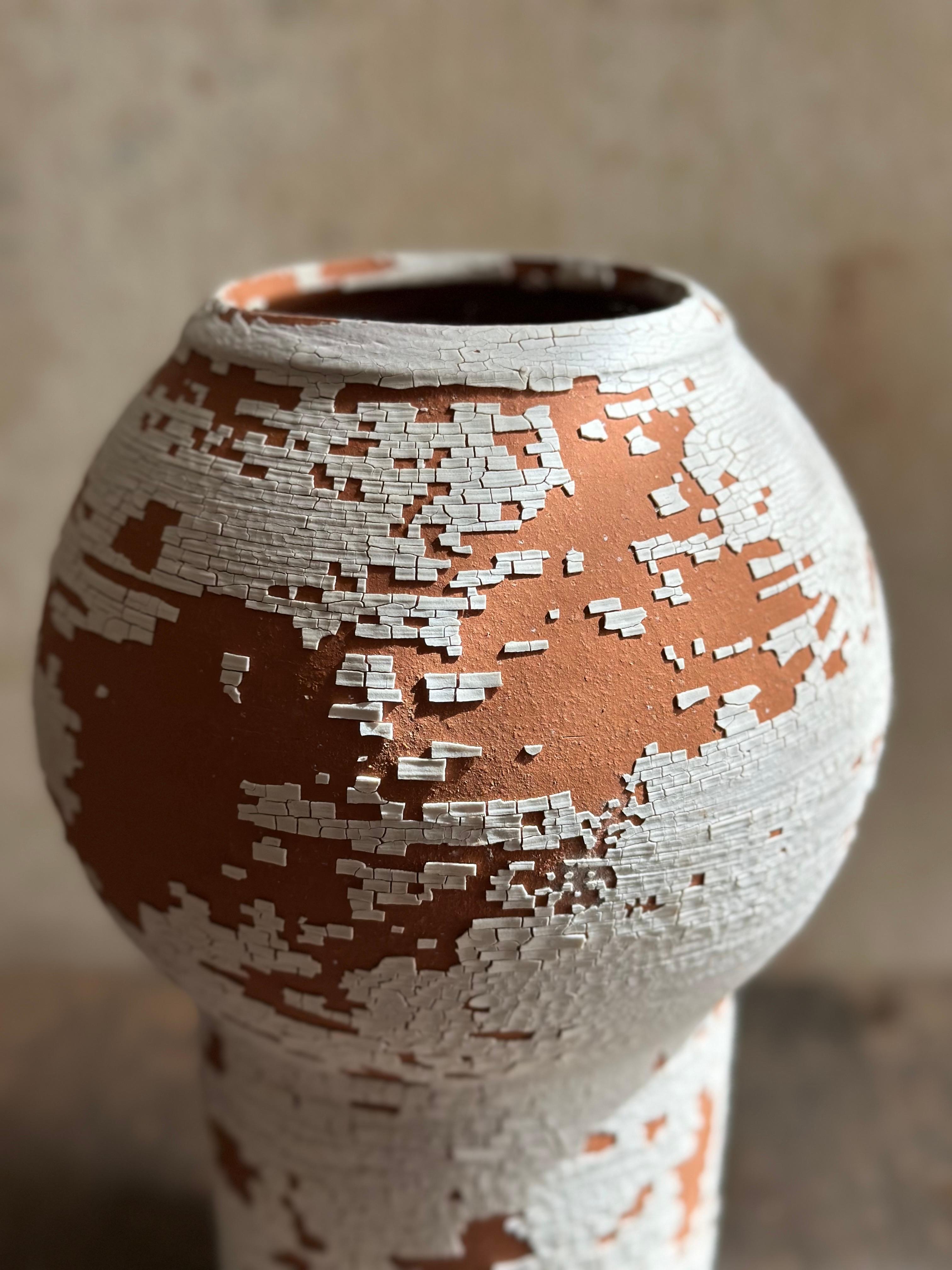Ceramica Vaso moderno a imitazione di mattone con texture unica in vendita
