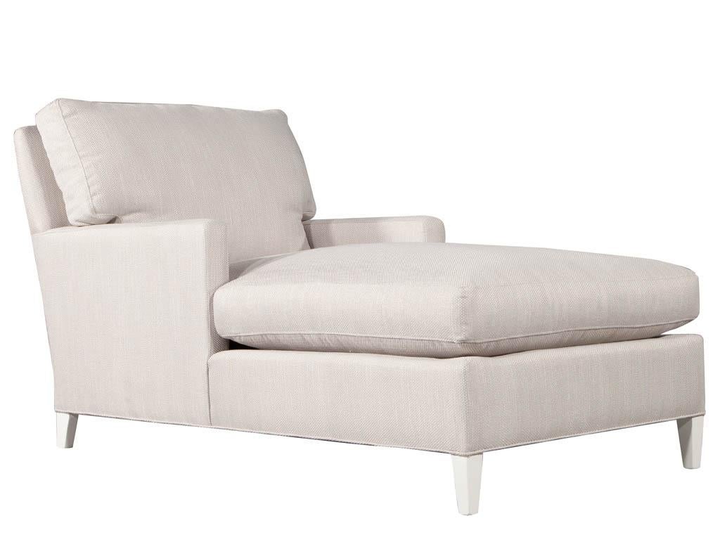 Fabric Modern Upholstered Chaise Lounge