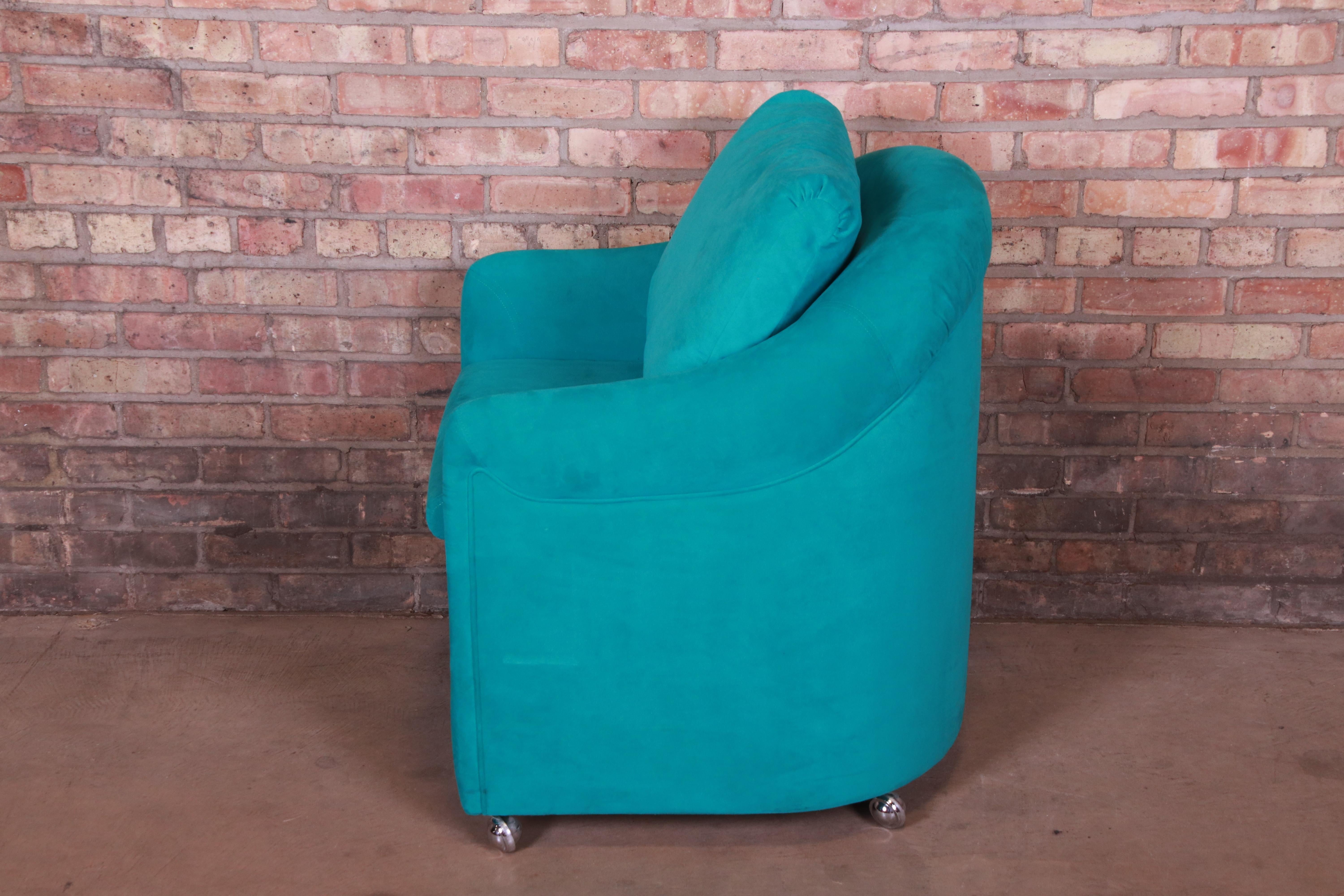Late 20th Century Modern Upholstered Club Chair by Preview, 1980s