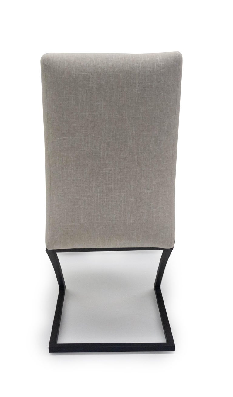 American Modern Upholstered Dining Chair For Sale