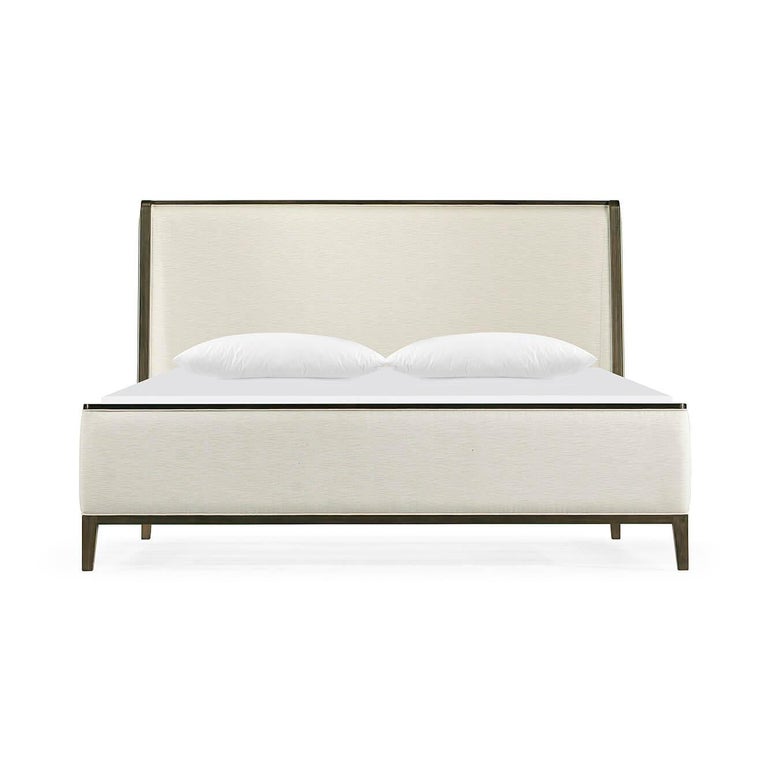 Modern Upholstered King Size Bed For At 1stdibs Modern Upholstered King Size Bed For, Raised King Size Bed Frame