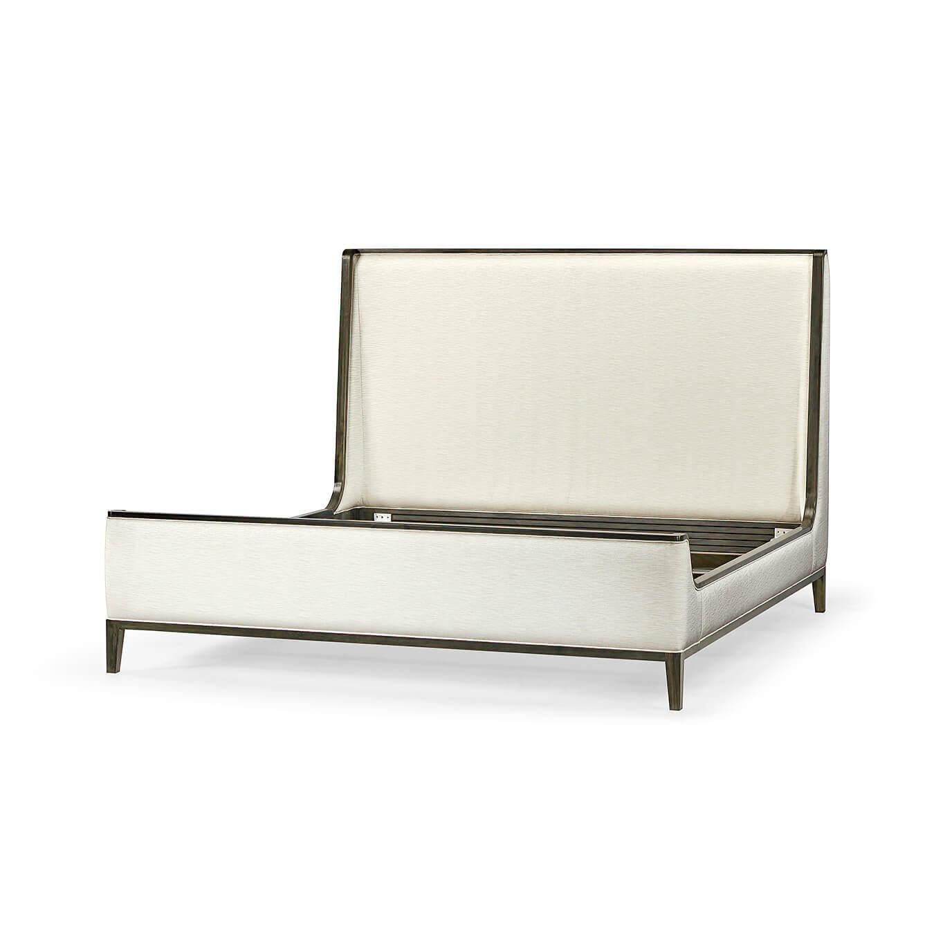 king size upholstered bed