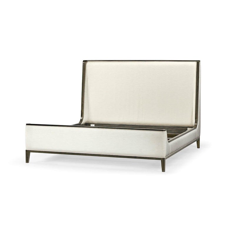 Modern Upholstered King Size Bed For Sale at 1stDibs upholstered king