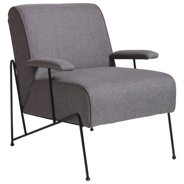 Modern Upholstered Lounge Chair at 1stDibs