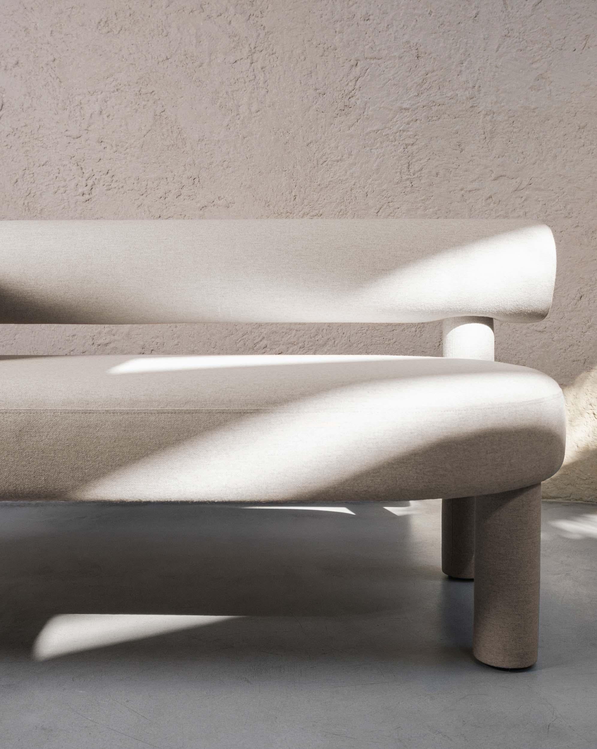 Modernes gepolstertes Sofa „Gropius CS1“ von NOOM, Wolle, Calico 29 im Angebot 12