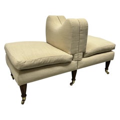Modern Upholstered Tete-a-Tete