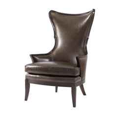 Modern Upholstered Wingback Chair