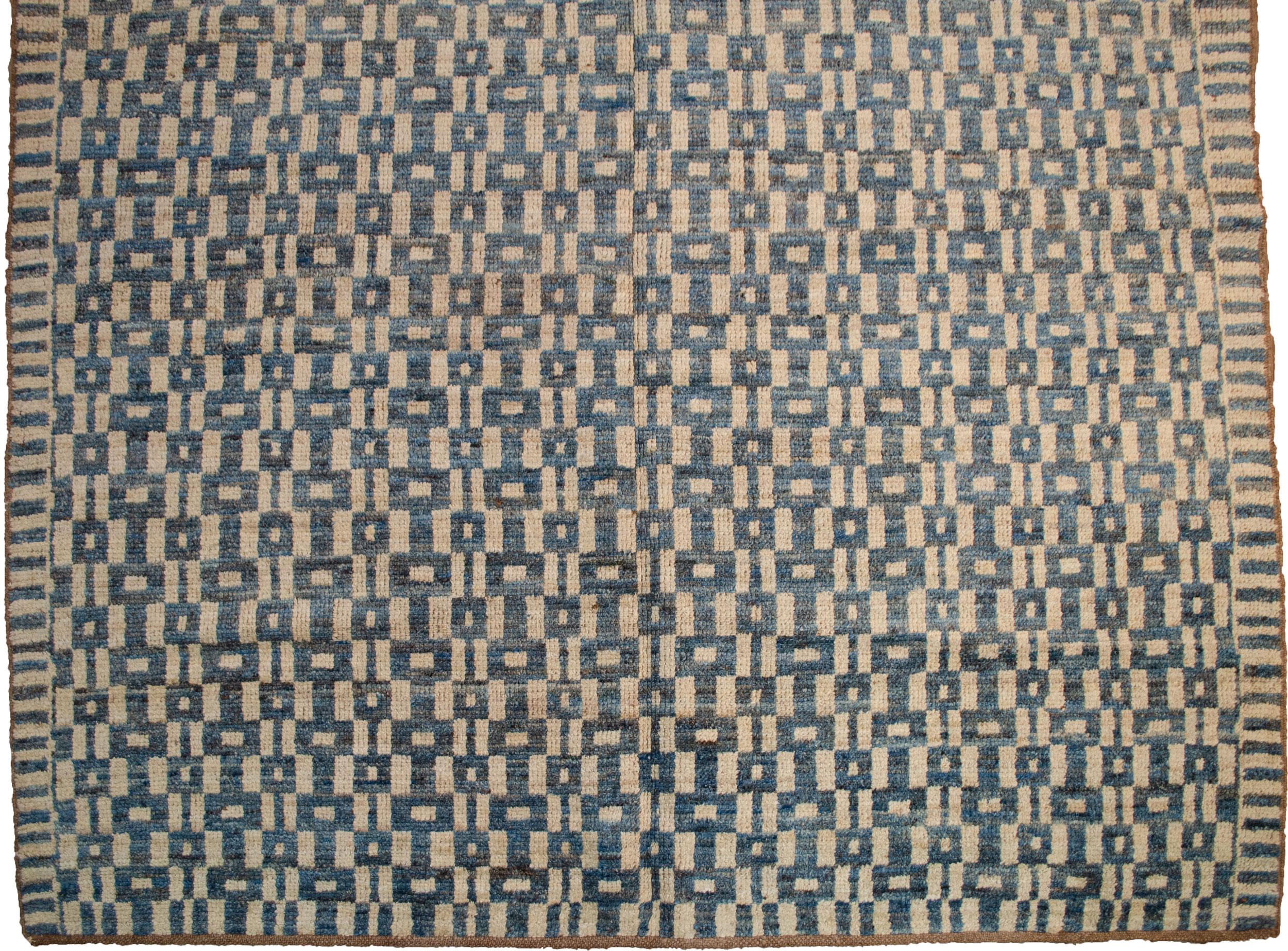 Wool Modern Ushak Carpet For Sale