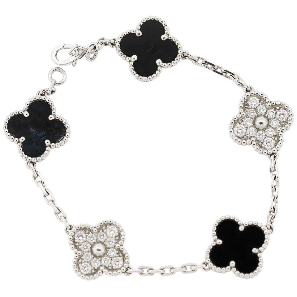Van cleef black onyx bracelet Clearance