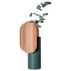 Modern Vase Gabo CS10 by Noom in Copper and Steel