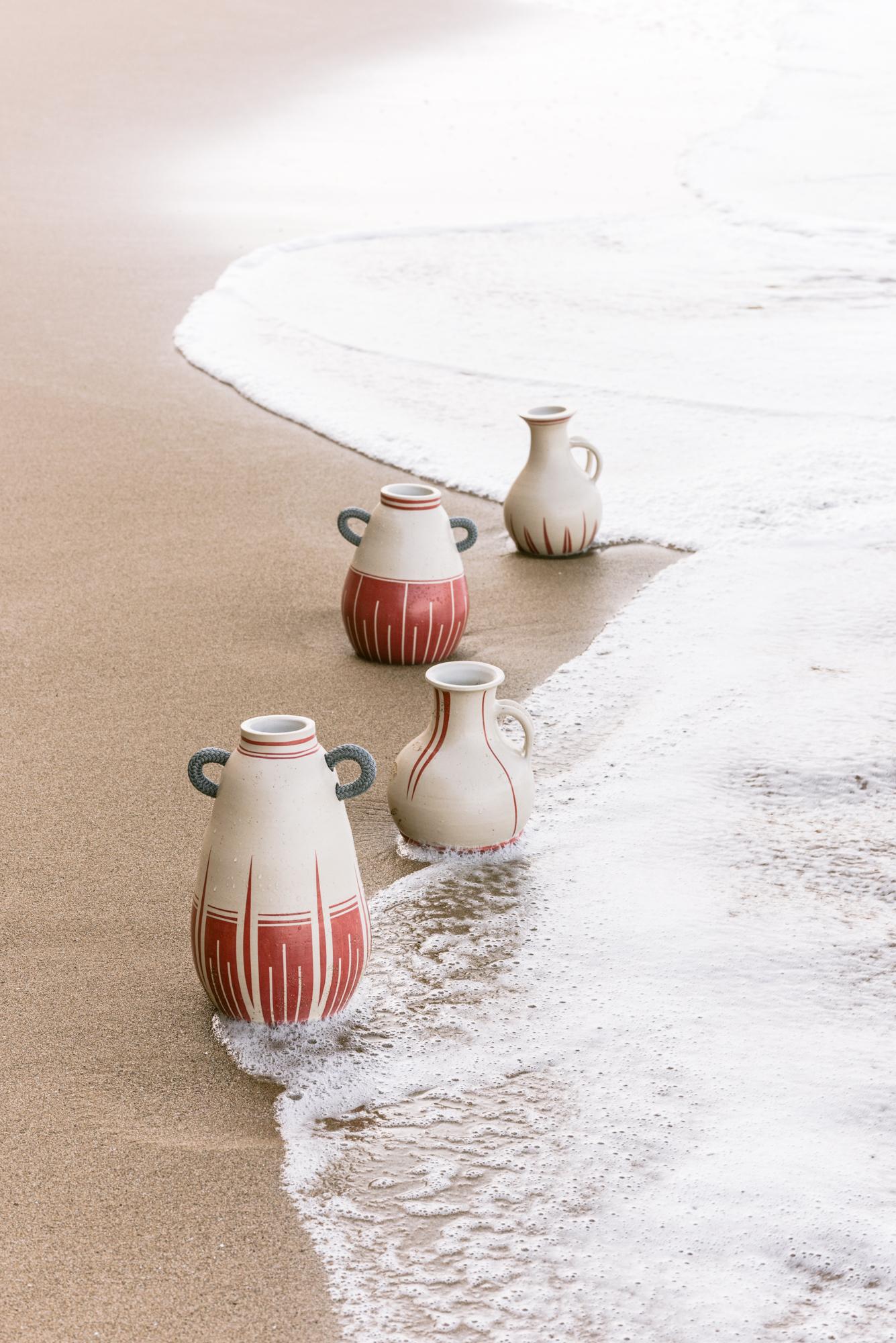 Modern vase inspired by ancient culture made to order diff. Colours and ...