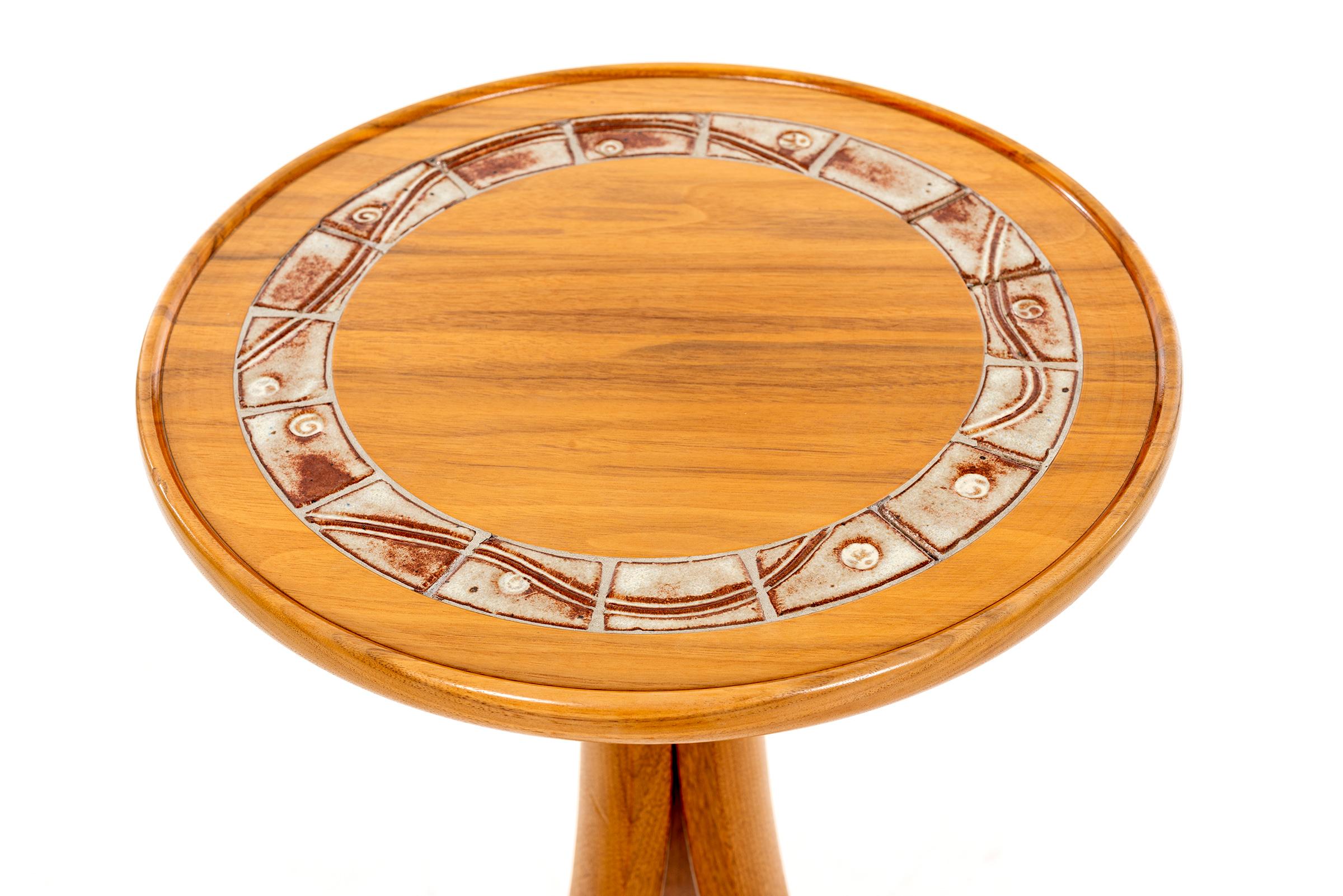 mid century drink table