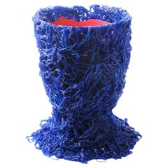 Vaso moderno in resina - Fish Design di Gaetano Pesce - Blu e fucsia