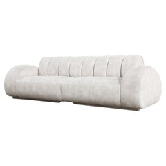 Modern Velvet Cassia Modular Sofa by Caffe Latte