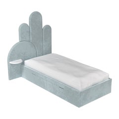 Modern Velvet Kids Merida Bed by Circu Magical Furniture