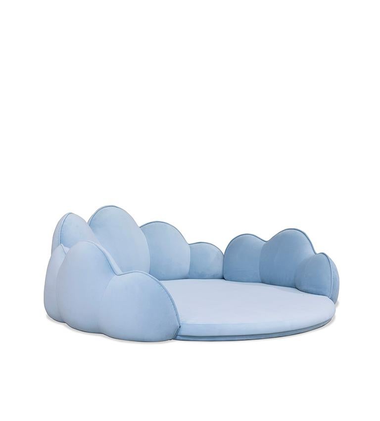 Modern Velvet Milo Baby Playground by Circu Magical Furniture For Sale 1