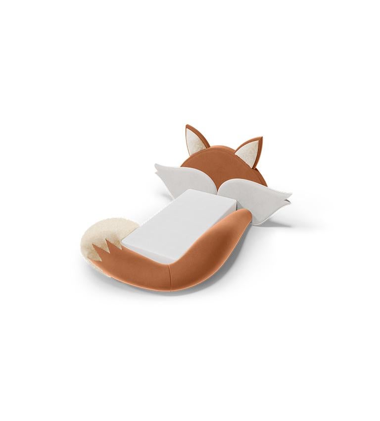 fox shaped bed