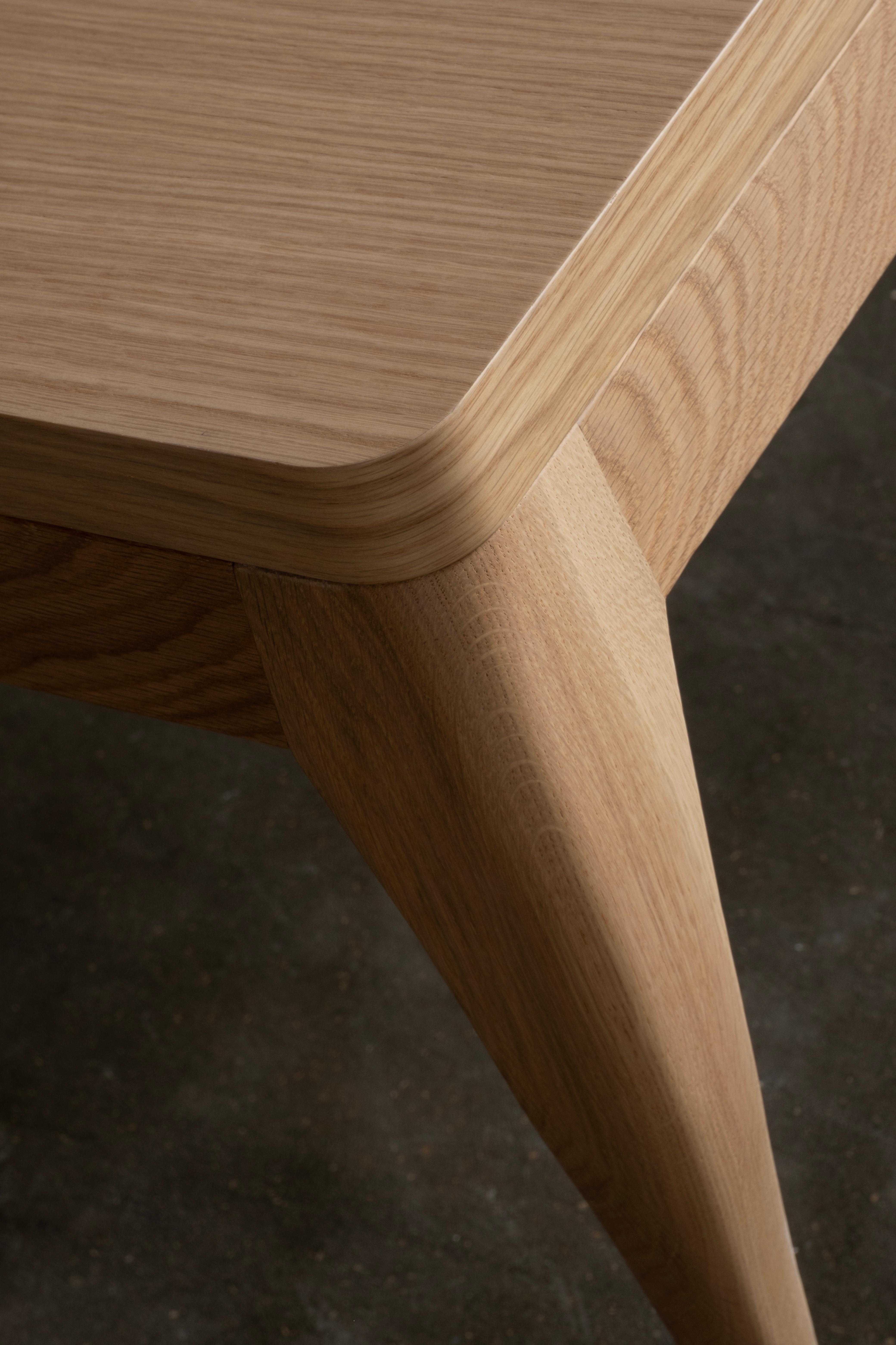 Tavolo da pranzo moderno Venise, Oak Oak americano, fatto a mano in Portogallo da Greenapple In condizioni Nuovo in vendita a Lisboa, PT