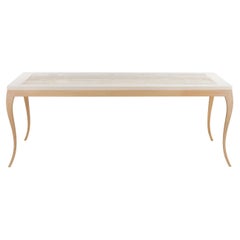 Tavolo da pranzo moderno Venise, Oak Oak americano, Shadow Onyx, fatto a mano da Greenapple