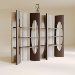 Vitrine « Modern Venturi » de JNK, CUSTOM MADE, 333 x 62 x 260 cm