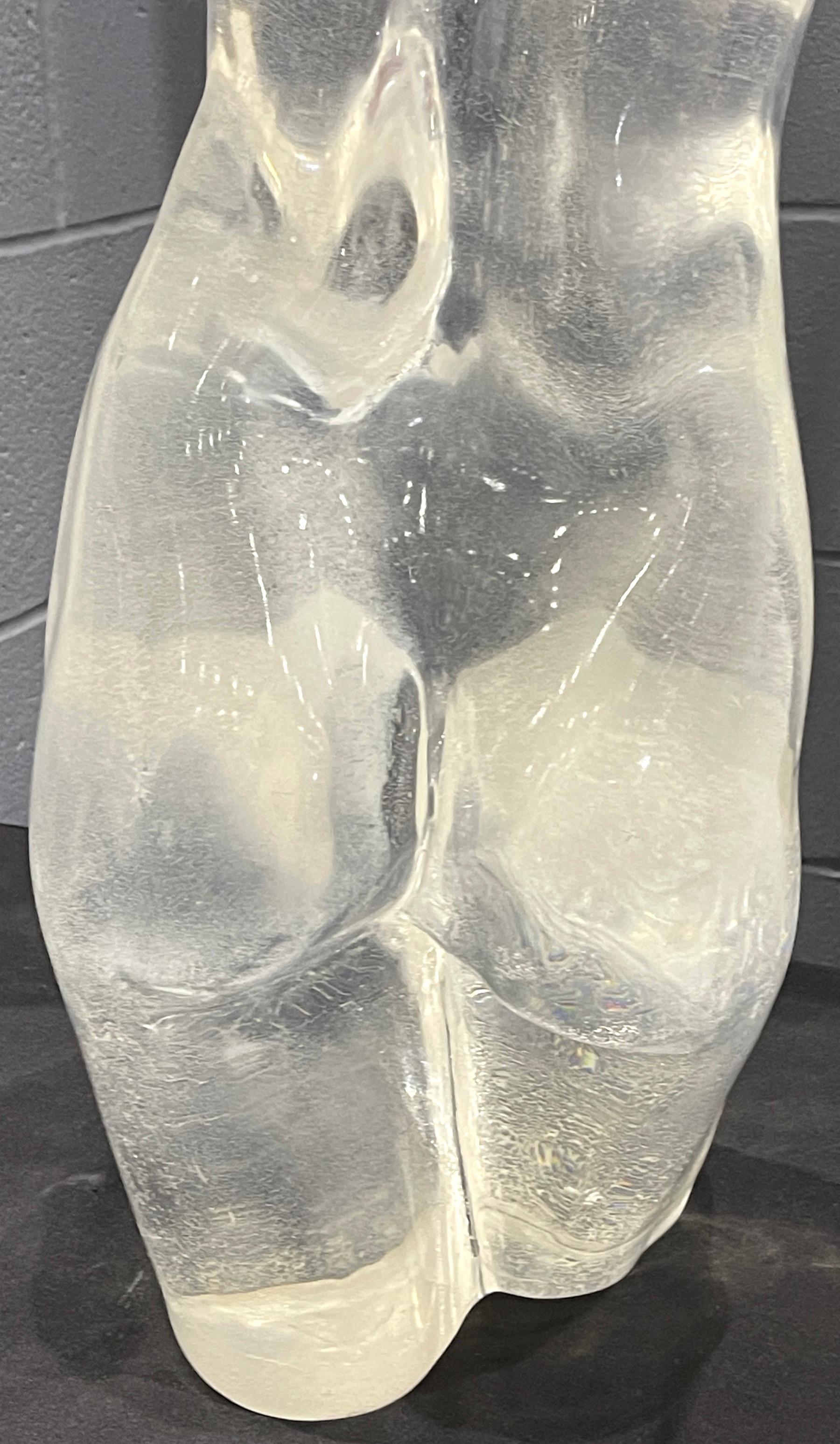 Modern 'Venus De Milo' Lucite Sculpture by Gabriele De Stefano, 31/160 4