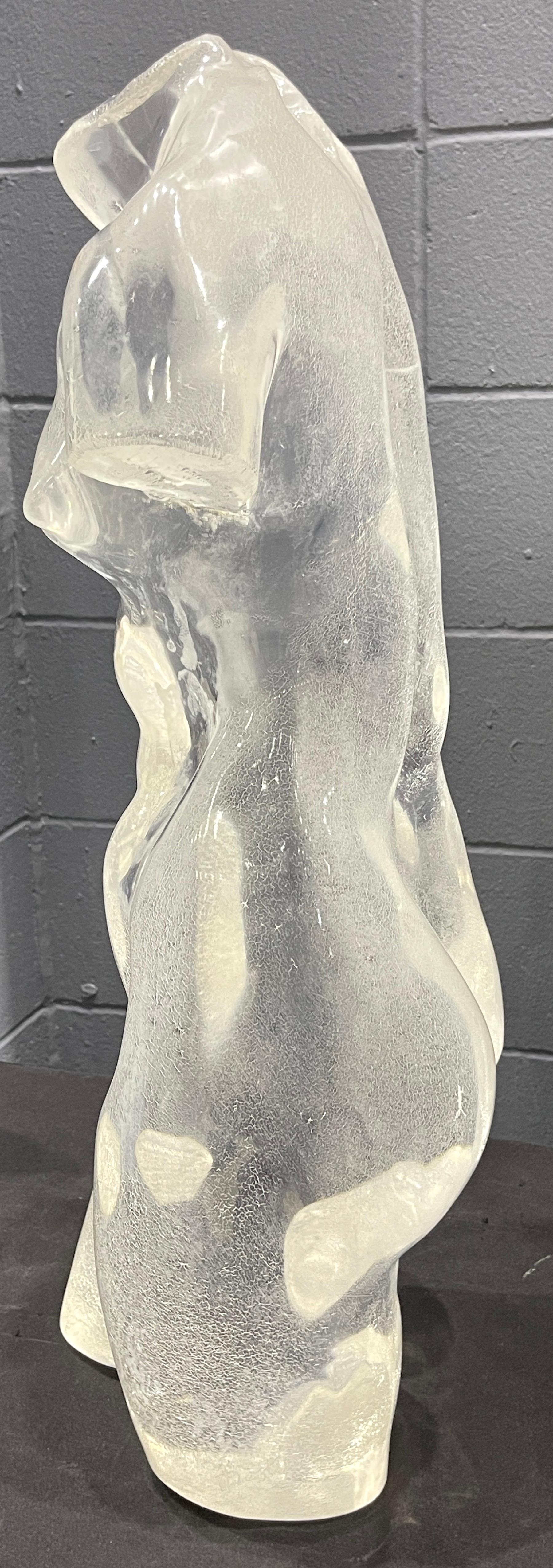 Modern 'Venus De Milo' Lucite Sculpture by Gabriele De Stefano, 31/160 5