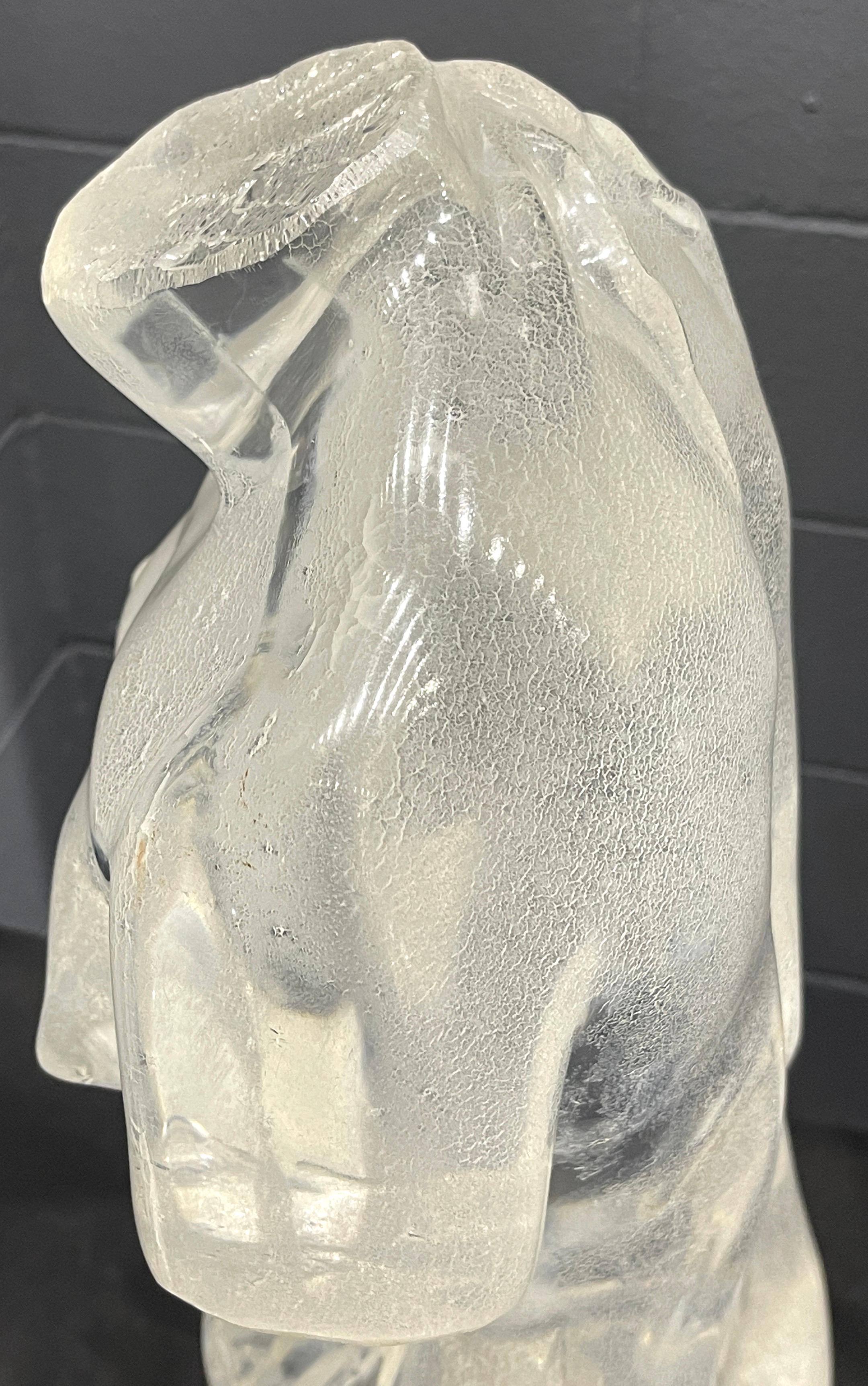 Modern 'Venus De Milo' Lucite Sculpture by Gabriele De Stefano, 31/160 10