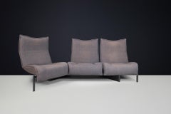 Divano moderno 'Veranda' di Vico Magistretti per Cassina, in tessuto originale, Italia
