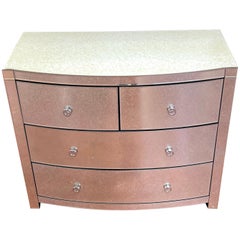 Moderne Verre Églomisé  Commode à miroir