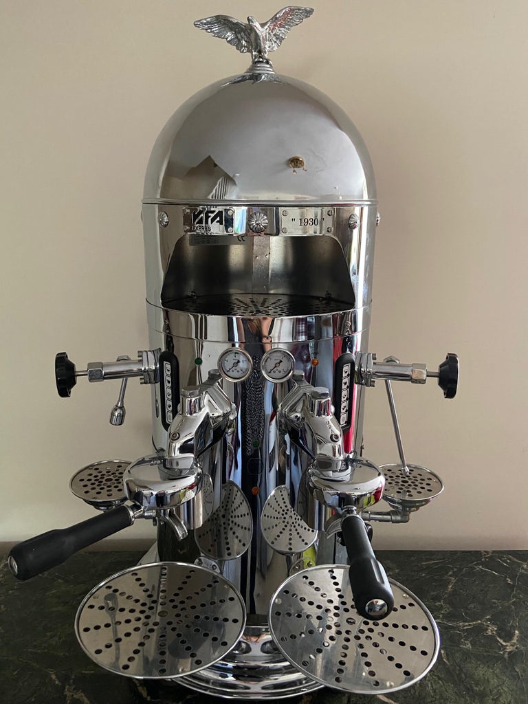 Modern VFA Expres "1930" Chrome Espresso Coffee Machine Unused Shop