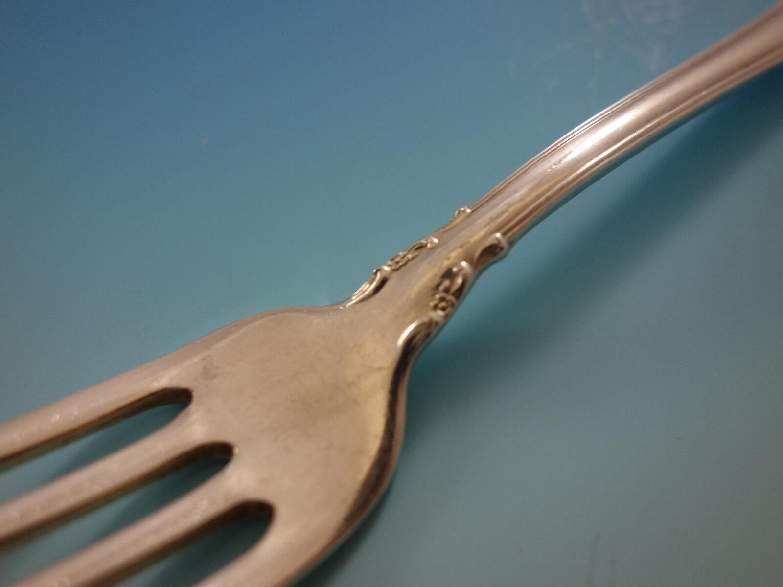 Modern Victorian by Lunt Sterling Silver Flatware Set for 6 Service 30 pieces In Excellent Condition For Sale In Big Bend, WI