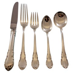 Modern Victorian by Lunt Cubiertos de plata de ley para 6 Servicio 30 piezas