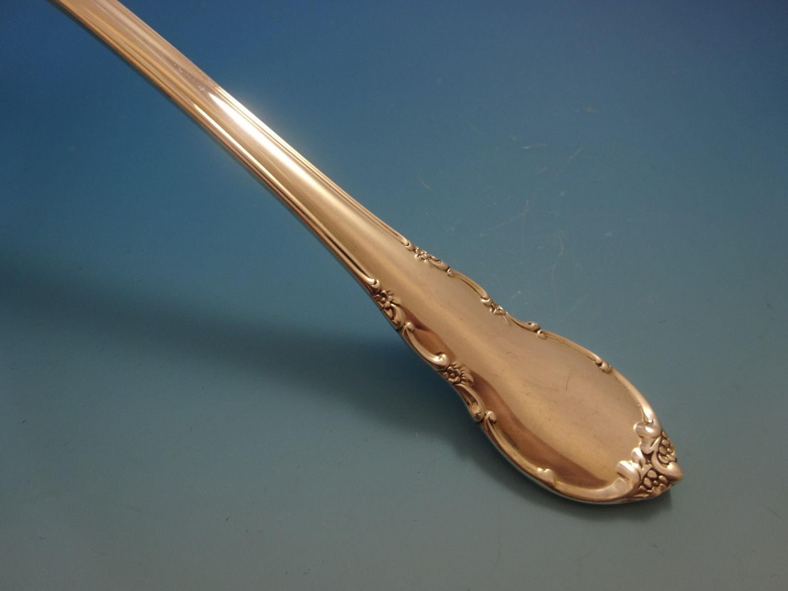 20th Century Modern Victorian by Lunt Sterling Silver Flatware Set For 8 Service 46 Pieces For Sale