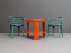 Modern Viennese Set Thonet B 246 Chairs & T 142 Table by Josef Frank, 1930s
